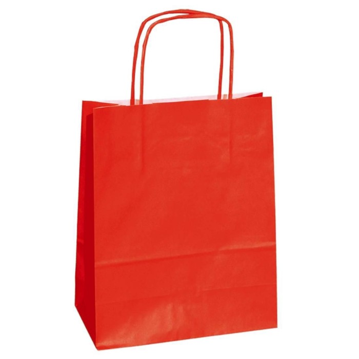 SHOPPER 14X9X20 TWISTED RED FSC GR.110